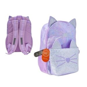 Wonder Nation Lavender Cat Backpack
